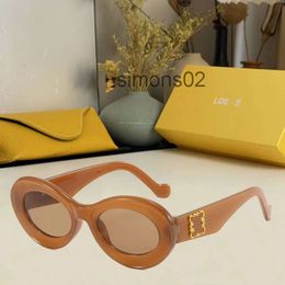 Designer Lowee Loweve Sunglasses Cycle Luxury Fashion Sports Polarise Sunglass Mens Womans Baseball Driving Travel Festival Orange Round Sun Glasses