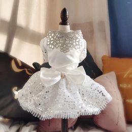 Dog Apparel Factory Direct Sales Of Pet Supplies Wholesale Wedding Dresses Skirt Clothing Clothes Vestidos Para Perritas