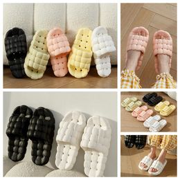 Slippers Homes Shoes GAI Slides Bedrooms Shower Room Warms Plush Livings Room Soft Wear Cottons Slipper Ventilates Woman Mans black green white