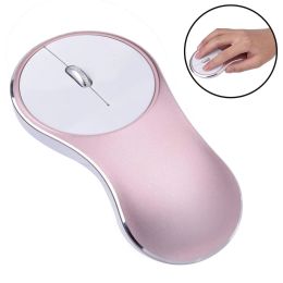 Mice 2.4GHz Mini Aluminium Alloy Wireless Mouse Silent Click Compact Soundless Optical Mice With Nano USB Receiver For Laptop PC Mac