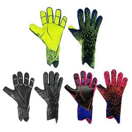 Soccer Goalkeeper Gloves Latex Goalie Antislip Football Full Finger Protection For Adults Teenager 240318