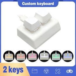 Keyboards SimPad OSU 2 Keys Macro Programming Keyboard RGB Mini Keyboard Red Switch Gaming Drawing Custom Keyboard Gaming Keypad