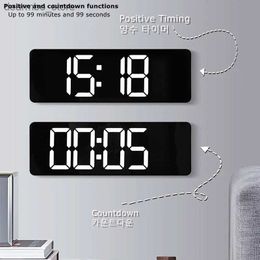 Desk Table Clocks Digital Remote Control Level Memory Wall Inch Clock alarms Dual 10 16 Table Electronic Brightness 1324327
