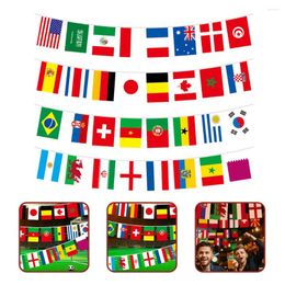 Party Decoration Countries World International Flags Hanging String Pendant Teams Games Bunting Flag Banner For