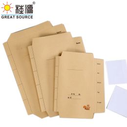 Covers 300g Kraft Book Cover Environment Friendly Bookcover A4/B5/A5 Book Cover(10pcs)