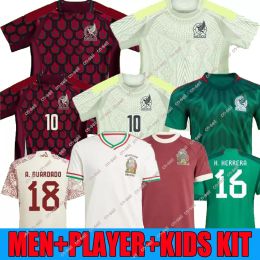 2023 2024 2025 Mexico soccer jersey H. LOSANO CHICHARITO G DOS SANTOS 23 24 25 football shirt sets Men women / kids kit MEXICAN uniform S-4XL