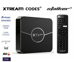 XTREAM Codes TV BOX MEELO PLUS XTV SE 2 STALKER Smartest Android System Amlogic S905W2 4K 2G 16G Media Player3962326