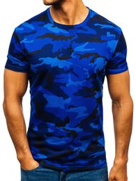 New Summer Fashion camouflage t-shirt men Casual O-neck Cotton streetwear t shirt Men Gym Short Sleeve Tshirt tops G008 CY200515 006