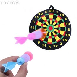 Darts Kids Small Toy Suction Cups Kids Sticky Toy Indoor Dart Target Plate Outdoor Parent-Child Suction Cup Flying Needle Darts Random 24327