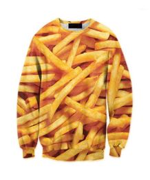 French Fries 3D Pullover Tracksuit Casual Men Funny Print Hoodie Sweatshirt Plus Size 6XL Mens Streetwear Fitness Harajuku Tops17751045