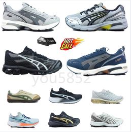 Designer Running Shoes gel Athletic Obsidian Kith Blade Low Top Cream Scarab Grey White Black Clay Canyon Trail Men Women Trainers Sports Sneakers With Box