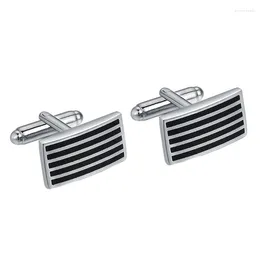 Fliegen Vielseitige Gentleman-Manschettenknöpfe Geschäftsuniformen / Hochzeitsaccessoires Silberne Hemdmanschettenknöpfe