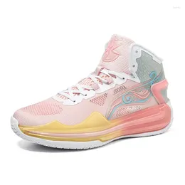 Basketball Shoes Men's Street Fashion Wear-resistant Non-slip Breathable And Women's Couples Sports