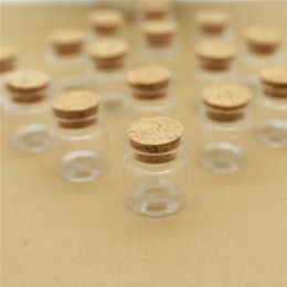 Jars 12 Pieces 37*40mm 25ml Small Glass Bottle Stopper Spice Storage Glass Jars spicy Cork Bottle Containers tiny Vials Test Tube