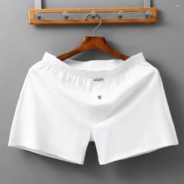 Underpants Mens Cotton Boxer Brief Bulge Pouch Solid Underwear Shorts Trunk Panties Comf Elastic Breathable Flat Boxers