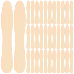 Disposable Flatware Wooden Spoons Sticks Sandwiches- 100pcs Wooden- Wood Taster Popsicle Paddles Spoon