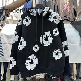 Designer Denim Hoodies Womens Hoodie Algodão Moletons Manga Longa Impressão Com Capuz Pulôver Oversized Design Hoody Leia 0V2K HFDE