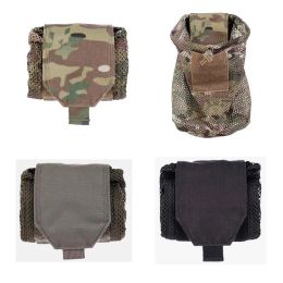 Covers Outdoor Mini Foldable Magazine Mesh Drop Dump Pouch Tactical ROLLUP Molle Pouch Storage Bag Cordura