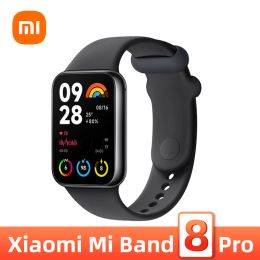 New Watches Xiaomi Mi Band 8 Pro 1.74" AMOLED Display GPS 150+ Sports Mode Blood Oxygen Heart Rate Monitoring BT 5.3 Bracelet Smartwatch