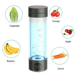 Water Bottles Hydrogen Cup Portable Rechargeable Bottle For Home Office Travel 1600ppb Super Ioniser Generator