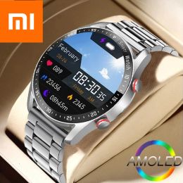 Watches Xiaomi ECG+PPG Bluetooth Call Smart Watch Men Laser Health Blood Pressure Fitnes Sports Watches Sports Waterproof Smartwatch+Box