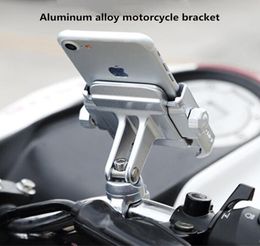Universal Aluminum Alloy Motorcycle Phone Holders for iPhone X 8 7 6s Support Telephone Moto Holder Bike Handlebar9361674