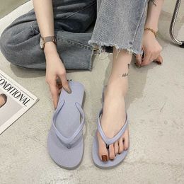 Slippers Slippers Couple Beac Sandals Summer Flip Womens Cute Candy Colour Indoor Flat Soes Mens Beach Non slip Soft Sole H240326EZL0