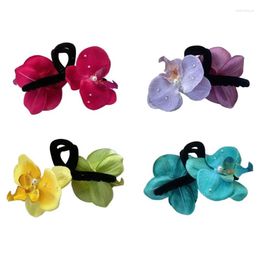 Hair Clips Barrettes Soft Butterfly Flower Clip For Women And Girls Fashionable Versatile Headwear Accessory 124A Drop Delivery Jewelr Otiwh