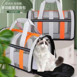 Cat Carriers Cats Bags Outing Portable Pet Bag Dog Backpack Carrying Handbag Schoolbag