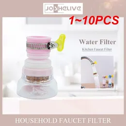 Kitchen Faucets 1-10PCS Faucet Filter360° Rotating Sprinkler Healthy Philtre Adjustable Anti-splash Expander