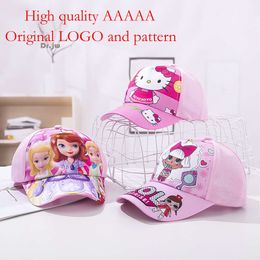 2023 Spring New Children's Cartoon Print Baseball for Boys and Girls Spring/summer Sunshade Mesh Hat