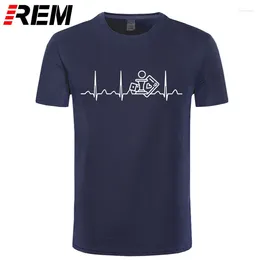 Men's T Shirts Custom Fashion Board Games Heartbeat Shirt For Adult And Girl Costume Trend Female Tshirts Big Sizes Short Sleeve Top Tee