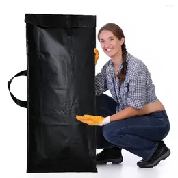 Storage Bags Waterproof Table Leaf Bag Durable Faux Leather With Capacity Scratch Resistant For Heavy