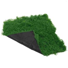Decorative Flowers Artificial Fake Moss Turf Grass Pad Outdoor Back Mini Garden Carpet Props