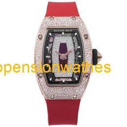 RM Wristwatch Richardmills Luxury Watches Womens Collection RM07-01 New Snowflake Diamond 18k Rose Gold Diamond FN5P