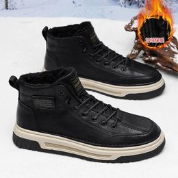 Casual Shoes Autumn Winter Men Sneakers Fashion Skateboarding Comfortable Thermal Walking Trend Classic Board