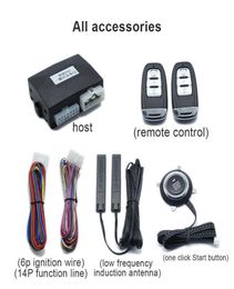 12V New Universal Car Auto Remote Central Kit Door Lock Locking Vehicle Keyless Entry System Keyless Start System2649472