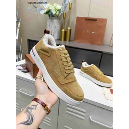 Loro Piano LP LorosPianasl High-quality sneakers Designers for new classic plaid and winter luxurious warm casual shoes versatile casual shoes