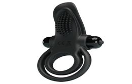 Powerful Vibrating Cock Ring 10 Function vibrations Adult Sex Toys for Men Couples Delay Penis Ring Clitoris Vibrator Cock Cage7365240