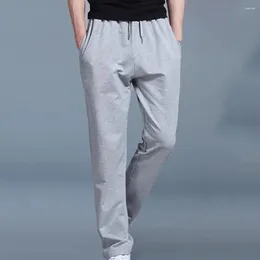 Men's Pants Nice Sale Men Solid Colour Straight Casual Loose Drawstring Sports Trousers For Home