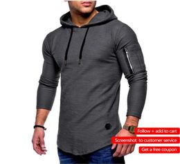 Men039s Bamboo Fibre T Shirt Spring Summer TShirt Top Long Sleeve Cotton Bodybuilding Folding Men TShirts3211095