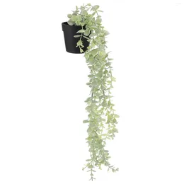 Decorative Flowers Garden Wall-mounted Plant Vine Ornament Simulated Rattan Hanging Decor