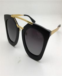 WholeNew spr sunglasses 09Q cinema sunglasses coating mirror lens lens vintage retro style square frame gold middle women des8897102