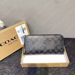 Fashion Zipper Wallet Ladies Long Wallet Tote Bag Coin Card Holder PU Leather Wallet AAAAA DH 404