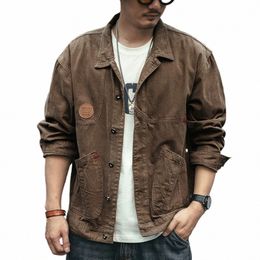 men's Brown Leisure Jackets, Leisure Clothing, Korean Versi, 5 Sizes, Autumn, Winter C0eT#