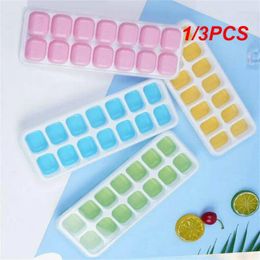 Baking Moulds 1/3PCS Trays 14 Grids Silicone Moulds With Removable Lid Easy-Release Stackable Tray For Cocktail