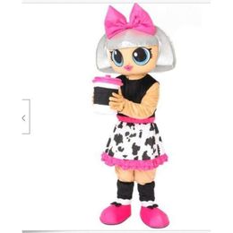 Mascot Costumes Mascot Costumes Halloween Christmas Girl Doll Mascotte Cartoon Plush Fancy Dress Mascot Costume XBS