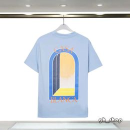 2024 Casablanc T Shirt Men Designer T Shirts Spring Summer New Style Starry Castle Short Sleeve Casa Men T-Shirts Tennis Club US Size S-Xxl 5038