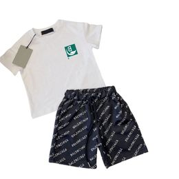 Designer baby kids Tshirts Shorts Sets toddler Boys Girls Clothing set Clothes Summer white black Luxury Tracksuit youth Sportsuit G03