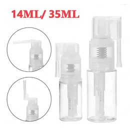 Storage Bottles 35ML/ 14ML Powder Spray Bottle Lotion Cream Dispenser Makeup Travel Container Portable Talcum Hairdressing Tool